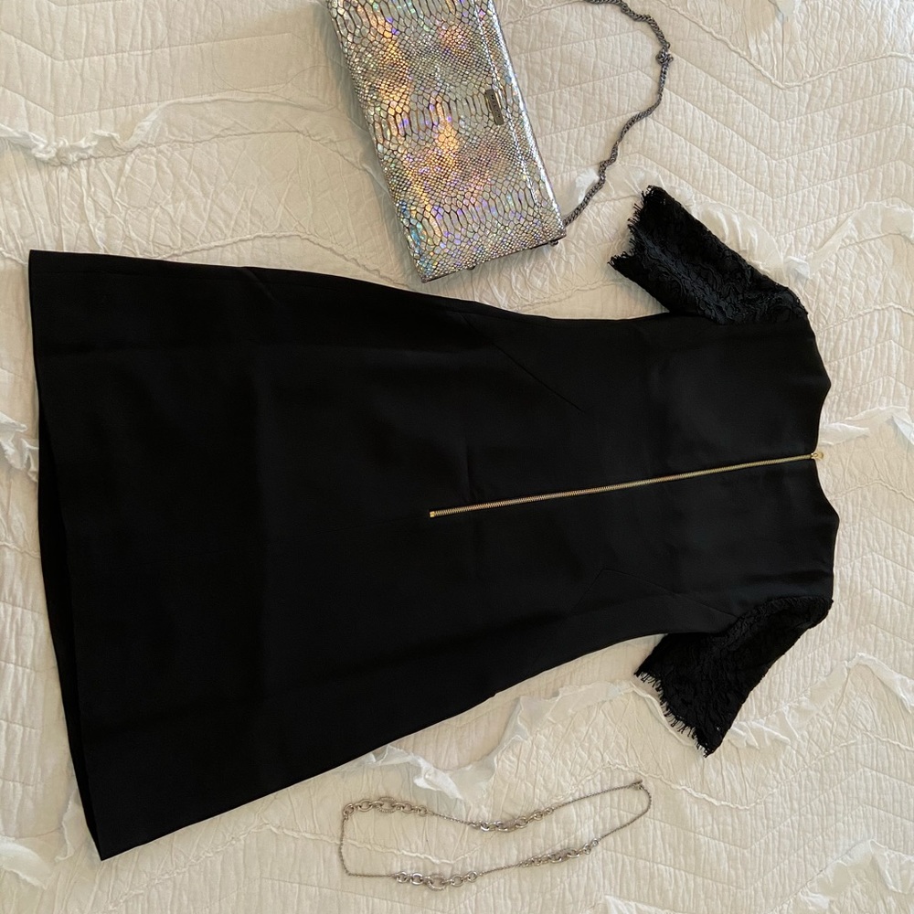 Ted Baker London Sew in Love little black dress - Picture 7 of 9